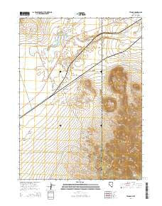 Tecoma Nevada Current topographic map, 1:24000 scale, 7.5 X 7.5 Minute, Year 2014