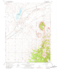 Tecoma Nevada Historical topographic map, 1:24000 scale, 7.5 X 7.5 Minute, Year 1967