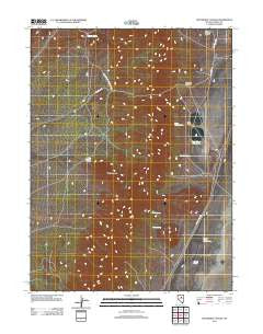 Telegraph Canyon Nevada Historical topographic map, 1:24000 scale, 7.5 X 7.5 Minute, Year 2012