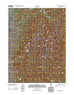Telegraph Peak Nevada Historical topographic map, 1:24000 scale, 7.5 X 7.5 Minute, Year 2012