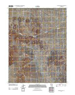 Telephone Well Nevada Historical topographic map, 1:24000 scale, 7.5 X 7.5 Minute, Year 2011