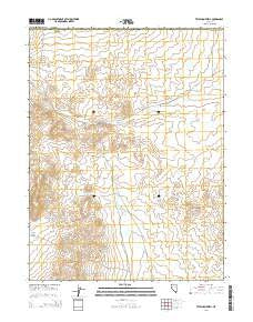 Telephone Well Nevada Current topographic map, 1:24000 scale, 7.5 X 7.5 Minute, Year 2014
