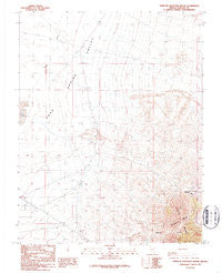 Tempiute Mountain North Nevada Historical topographic map, 1:24000 scale, 7.5 X 7.5 Minute, Year 1987
