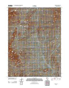 Tenmile Nevada Historical topographic map, 1:24000 scale, 7.5 X 7.5 Minute, Year 2011