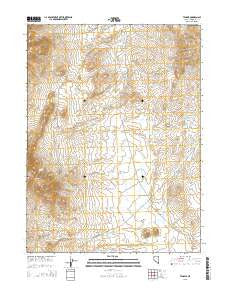Tenmile Nevada Current topographic map, 1:24000 scale, 7.5 X 7.5 Minute, Year 2015