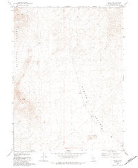 Tenmile Nevada Historical topographic map, 1:24000 scale, 7.5 X 7.5 Minute, Year 1982