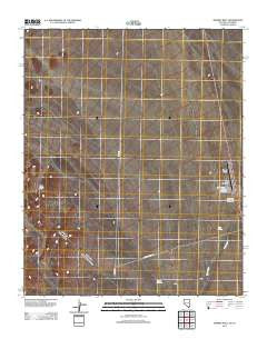 Tenmile Well Nevada Historical topographic map, 1:24000 scale, 7.5 X 7.5 Minute, Year 2012