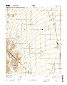 Tenmile Well Nevada Current topographic map, 1:24000 scale, 7.5 X 7.5 Minute, Year 2014