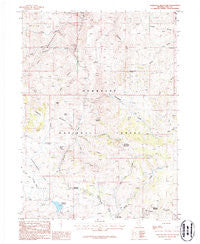Tennessee Mountain Nevada Historical topographic map, 1:24000 scale, 7.5 X 7.5 Minute, Year 1986