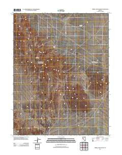 Terrill Mountains Nevada Historical topographic map, 1:24000 scale, 7.5 X 7.5 Minute, Year 2011