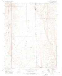 Terry Benches Nevada Historical topographic map, 1:24000 scale, 7.5 X 7.5 Minute, Year 1973