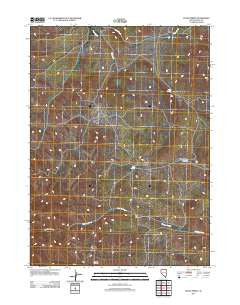 Texas Spring Nevada Historical topographic map, 1:24000 scale, 7.5 X 7.5 Minute, Year 2012