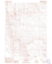 Thacker Pass Nevada Historical topographic map, 1:24000 scale, 7.5 X 7.5 Minute, Year 1991
