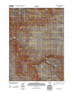 Thacker Pass Nevada Historical topographic map, 1:24000 scale, 7.5 X 7.5 Minute, Year 2011