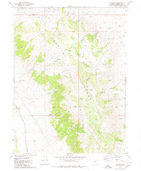 The Banjo Nevada Historical topographic map, 1:24000 scale, 7.5 X 7.5 Minute, Year 1980