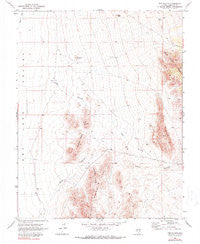 The Bluffs Nevada Historical topographic map, 1:24000 scale, 7.5 X 7.5 Minute, Year 1970