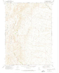 The Buttes Nevada Historical topographic map, 1:24000 scale, 7.5 X 7.5 Minute, Year 1971
