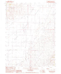 The Cedars SW Nevada Historical topographic map, 1:24000 scale, 7.5 X 7.5 Minute, Year 1990