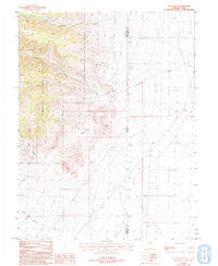 The Cove Nevada Historical topographic map, 1:24000 scale, 7.5 X 7.5 Minute, Year 1986