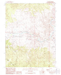 The Elbow Nevada Historical topographic map, 1:24000 scale, 7.5 X 7.5 Minute, Year 1989