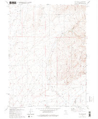 The Knolls Nevada Historical topographic map, 1:24000 scale, 7.5 X 7.5 Minute, Year 1980