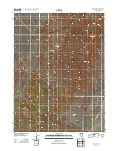 The Cedars Nevada Historical topographic map, 1:24000 scale, 7.5 X 7.5 Minute, Year 2011