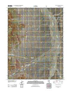 The Monitor Nevada Historical topographic map, 1:24000 scale, 7.5 X 7.5 Minute, Year 2012