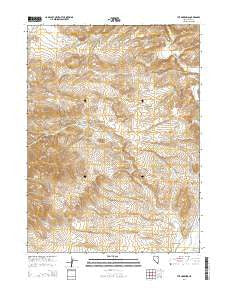 The Narrows Nevada Current topographic map, 1:24000 scale, 7.5 X 7.5 Minute, Year 2014