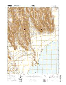 The Needle Rocks Nevada Current topographic map, 1:24000 scale, 7.5 X 7.5 Minute, Year 2014