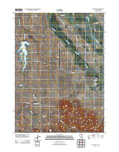 The Point Nevada Historical topographic map, 1:24000 scale, 7.5 X 7.5 Minute, Year 2012