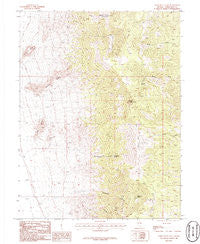 Third Butte East Nevada Historical topographic map, 1:24000 scale, 7.5 X 7.5 Minute, Year 1986