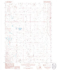 Third Butte West Nevada Historical topographic map, 1:24000 scale, 7.5 X 7.5 Minute, Year 1986