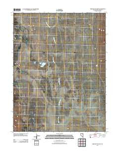 Third Butte West Nevada Historical topographic map, 1:24000 scale, 7.5 X 7.5 Minute, Year 2012