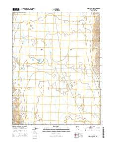 Third Butte West Nevada Current topographic map, 1:24000 scale, 7.5 X 7.5 Minute, Year 2015