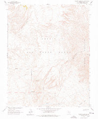 Thirsty Canyon SE Nevada Historical topographic map, 1:24000 scale, 7.5 X 7.5 Minute, Year 1962