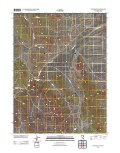 Thirtymile Ranch Nevada Historical topographic map, 1:24000 scale, 7.5 X 7.5 Minute, Year 2012