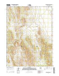 Thirtymile Ranch Nevada Current topographic map, 1:24000 scale, 7.5 X 7.5 Minute, Year 2014