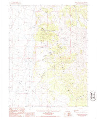 Three Bar Ranch Nevada Historical topographic map, 1:24000 scale, 7.5 X 7.5 Minute, Year 1986