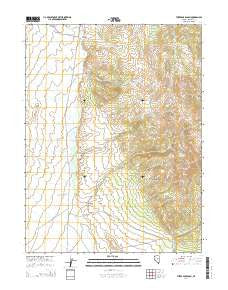 Three Bar Ranch Nevada Current topographic map, 1:24000 scale, 7.5 X 7.5 Minute, Year 2014