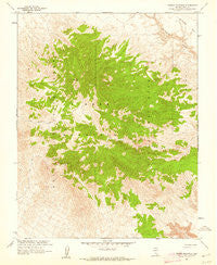 Timber Mountain Nevada Historical topographic map, 1:24000 scale, 7.5 X 7.5 Minute, Year 1961