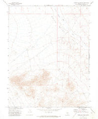 Timber Mtn Pass NW Nevada Historical topographic map, 1:24000 scale, 7.5 X 7.5 Minute, Year 1971