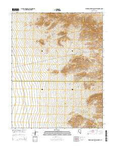 Timber Mountain Pass West Nevada Current topographic map, 1:24000 scale, 7.5 X 7.5 Minute, Year 2014