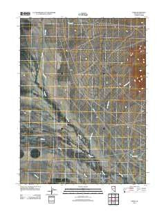 Tobar Nevada Historical topographic map, 1:24000 scale, 7.5 X 7.5 Minute, Year 2012