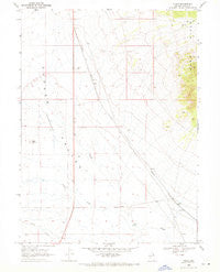 Tobar Nevada Historical topographic map, 1:24000 scale, 7.5 X 7.5 Minute, Year 1968