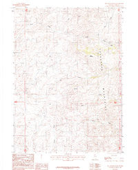 Toe Jam Mountain Nevada Historical topographic map, 1:24000 scale, 7.5 X 7.5 Minute, Year 1987