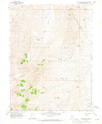 Tohakum Peak NW Nevada Historical topographic map, 1:24000 scale, 7.5 X 7.5 Minute, Year 1964