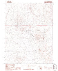 Tolicha Peak NE Nevada Historical topographic map, 1:24000 scale, 7.5 X 7.5 Minute, Year 1986