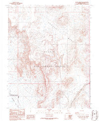 Tolicha Peak SW Nevada Historical topographic map, 1:24000 scale, 7.5 X 7.5 Minute, Year 1986