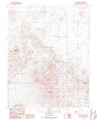 Tolicha Peak Nevada Historical topographic map, 1:24000 scale, 7.5 X 7.5 Minute, Year 1986