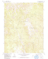 Toms Canyon Nevada Historical topographic map, 1:24000 scale, 7.5 X 7.5 Minute, Year 1980